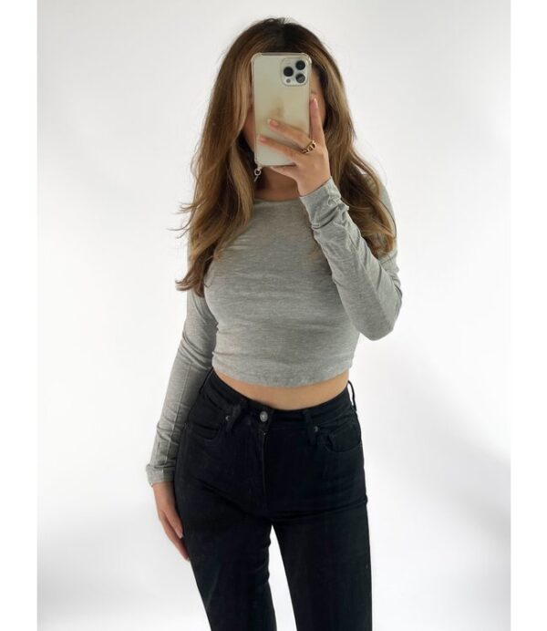 leela-top-grey-marl Leela top - Grey marl