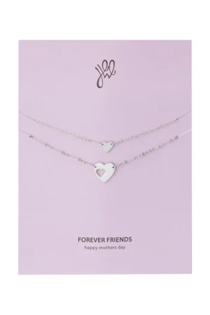 Together armbanden set - Silver