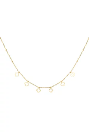 216885-181 Klaver ketting - Goud