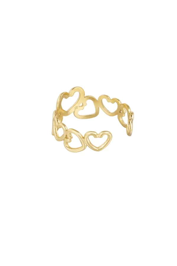 253025-185-1 Hartjes ring - Goud