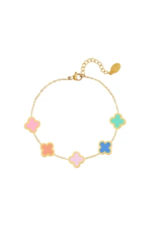 289174-077 Klaver armband - Goud
