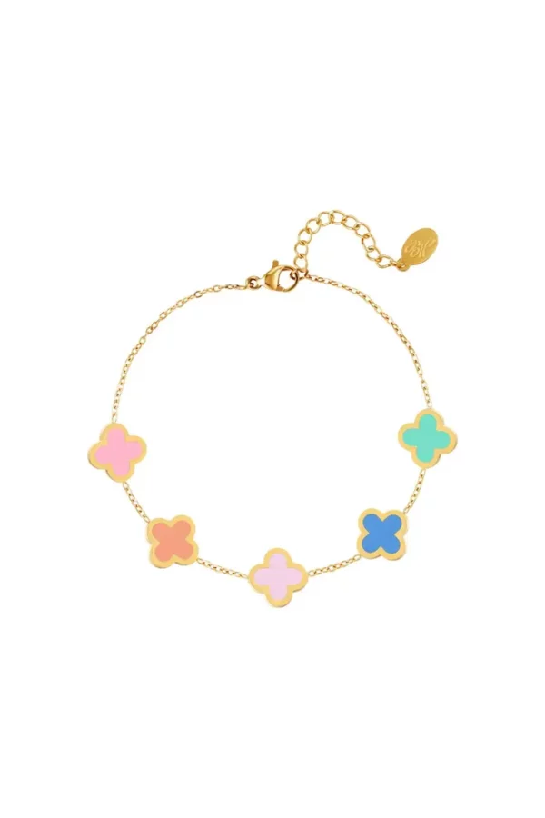 289174-077 Klaver armband - Goud