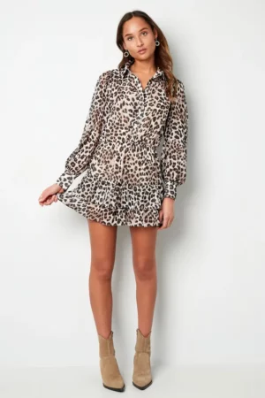 Jurk met panterprint