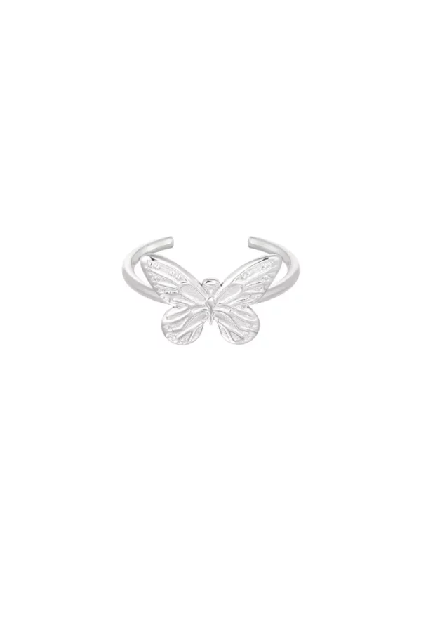 Ring met vlinder