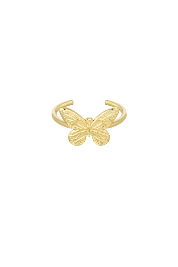 Ring met vlinder