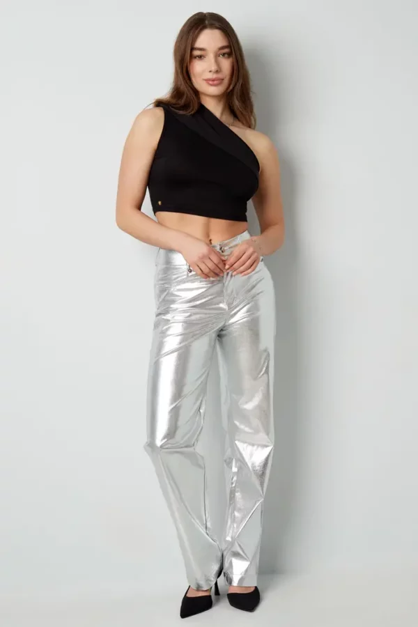 605061-M3 One shoulder top