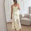 fd513ff251d1486ce6eb6100395fcaa1 Ruffel maxi jurk