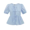 605106-211 Blouse met strikken