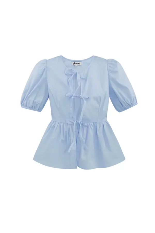 605106-211 Blouse met strikken