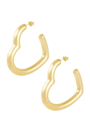 292655-188 Oorbellen hart - Goud