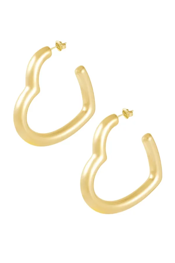 292655-188 Oorbellen hart - Goud