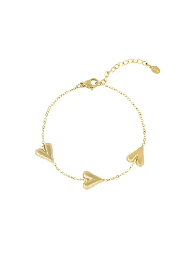 294099-187 (1) Harten armband - goud